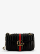 Gucci Jetset GG Marmon leather shoulder bag - Black