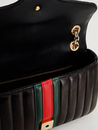 Gucci Jetset GG Marmon leather shoulder bag - Black