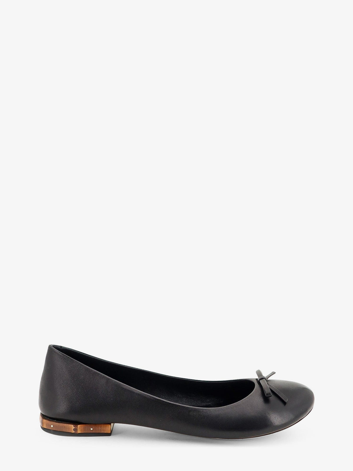 Gucci Leather and bamboo ballrinas - Black