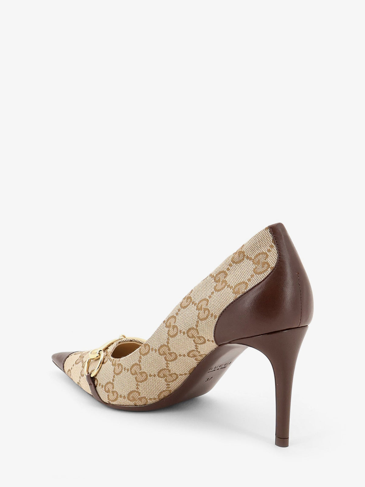 Gucci Donna GG fabric pumps - Sandbrown
