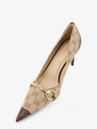 Gucci Donna GG fabric pumps - Sandbrown