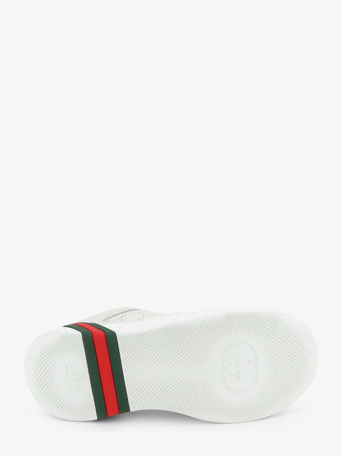 Gucci Screener sneaker in perforated GG leather - White