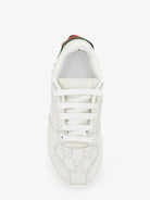 Gucci Screener sneaker in perforated GG leather - White
