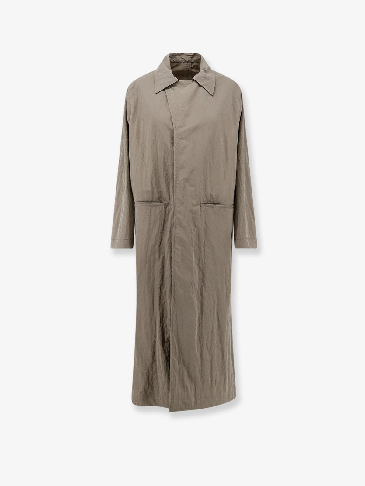 Gucci Faded nylon trench coat - Gravel