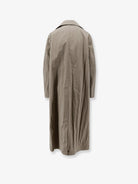 Gucci Faded nylon trench coat - Gravel