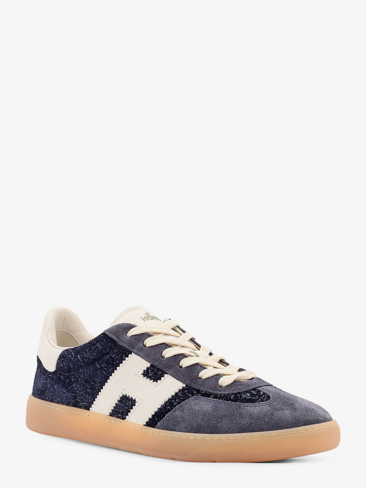 Hogan Suede sneakers with iconic side logo - Bianco