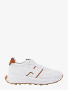 Hogan Leather sneakers with side logo - Bianco