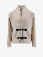 Isabel Marant Toria wool and cashmere coat - Sand