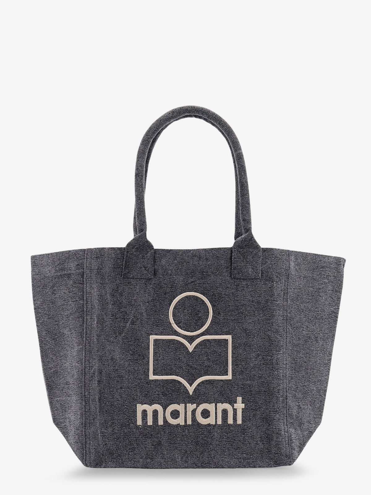 Isabel Marant Small Yenky cotton shoulder bag - Faded Black