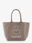 Isabel Marant Small Yenky cotton shoulder bag - Dark Khaki