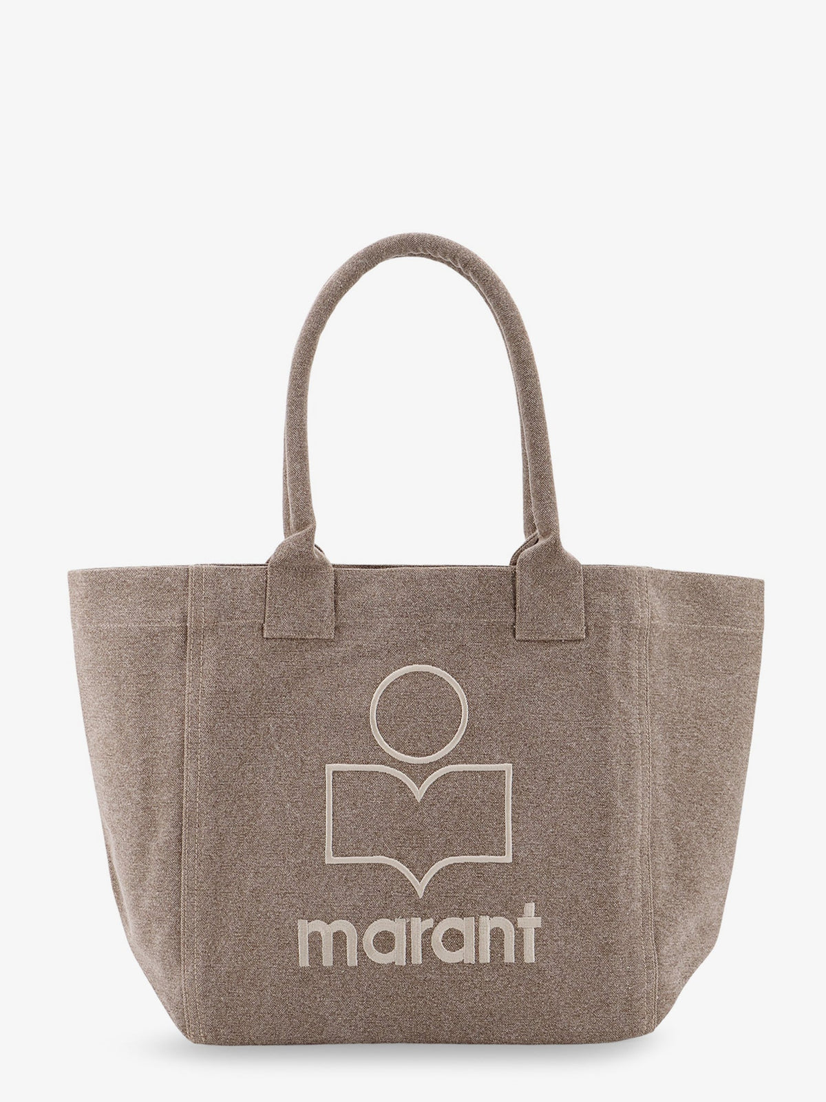 Isabel Marant Small Yenky cotton shoulder bag - Beige