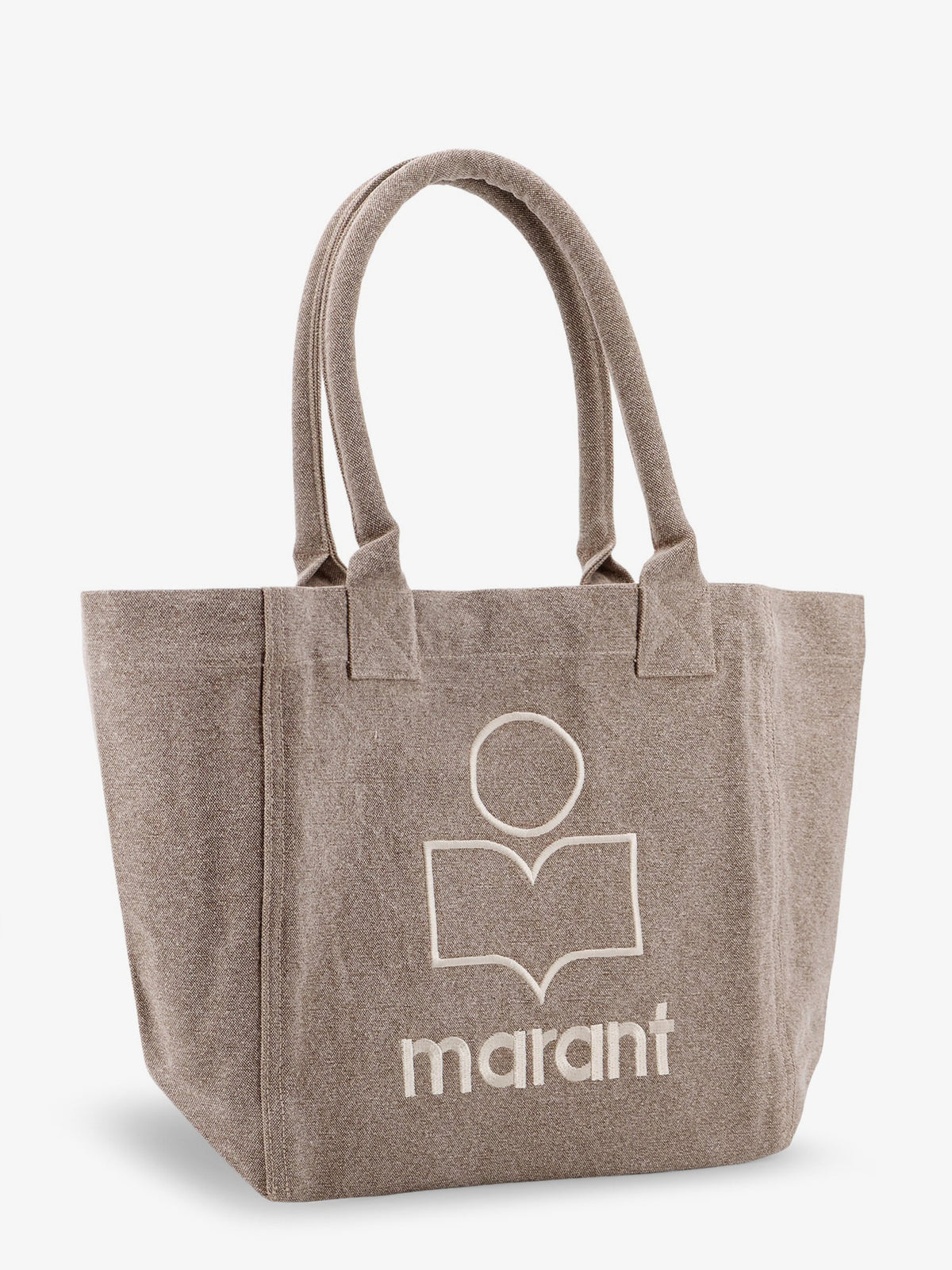 Isabel Marant Small Yenky cotton shoulder bag - Beige