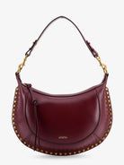 Isabel Marant Naoko Leather crossbody bag - Burgundy