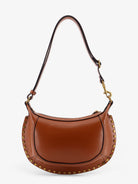 Isabel Marant Oskan Moon leather crossbody bag - Cognac