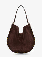 Isabel Marant Oskan Hobo Suede Shoulder Bag - Coffee