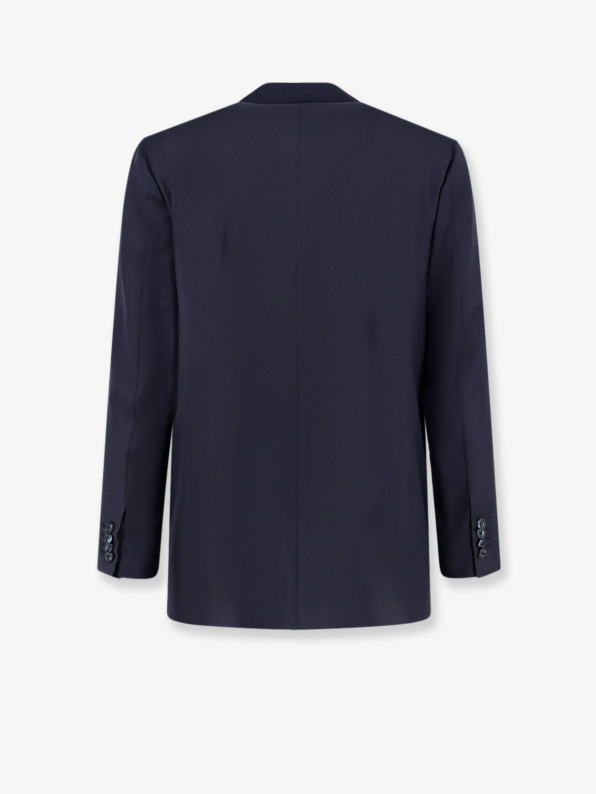 Kiton Double-breasted wool suit - Nero