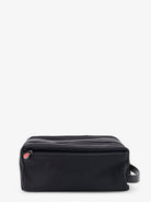 Kiton Nylon beauty case with Logo - Nero