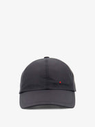 Kiton Nylon hat with embroidered logo on the front - Nero