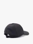 Kiton Nylon hat with embroidered logo on the front - Nero