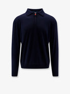 Kiton Wool Polo Shirt - Blunavy