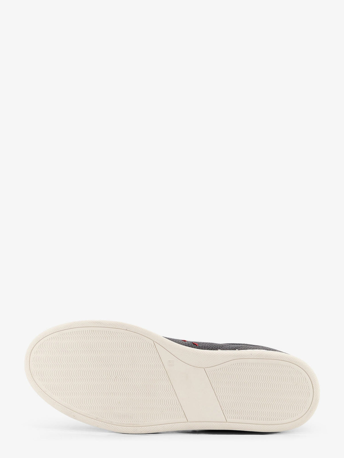 Kiton Leather sneakers with iconic side stitching - Nero