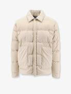 Laminar Light Water Repellent cotton and nylon down jacket - Cammello