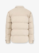 Laminar Light Water Repellent cotton and nylon down jacket - Cammello