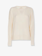Lisa Yang Mila cashmere sweater with ribbed knit - Cream