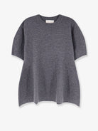 Lisa Yang Mella cashmere top - Graphite