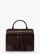 Loewe Amazona 180 Suede Handbag - Dark Chestnut