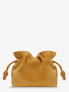 Loewe Flamenco suede handbag - Ochre