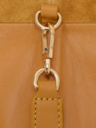 Loewe Flamenco suede handbag - Ochre