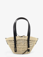 Loewe Paula's Ibiza -Braid Basket Small Iraca Palm Leaf Shoulder Bag - Naturalblack