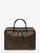 Loewe Amazona 180 Duffle Nubuck Handbag - Khaki