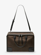 Loewe Amazona 180 Duffle Nubuck Handbag - Khaki