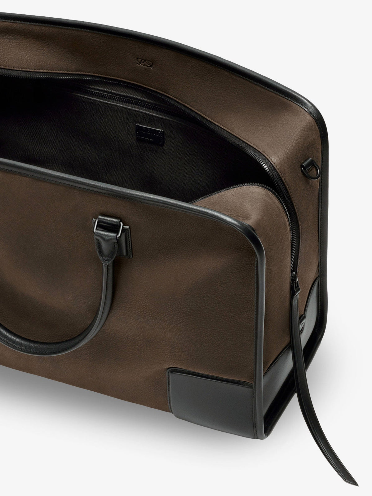 Loewe Amazona 180 Duffle Nubuck Handbag - Khaki