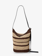 Loewe Paula's Ibiza Raffia Bucket Bag - Chocolatenatural