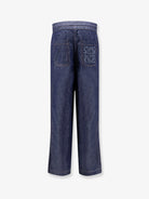 Loewe Jeans with adjustable drawstring - Denim Blue
