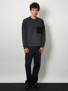 Loewe Anagram cotton blend sweatshirt - Grey/Black
