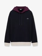 Loewe Cotton hoodie - Dark Blue/White