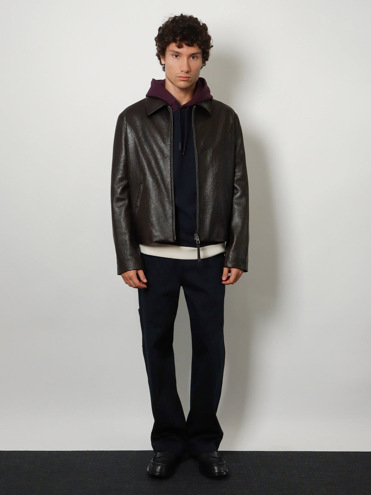 Loewe Deerskin jacket - Dark Brown