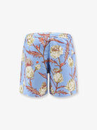 Loewe Paula's Ibiza floral print nylon swim trunks - Bluemulticolor