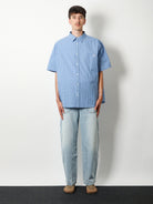 Loewe Paula's Ibiza madras cotton shirt - Bluewhite