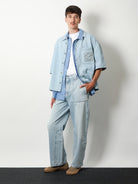 Loewe Paula's Ibiza cotton jeans - Washed Blue