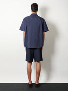 Loewe Paula's Ibiza linen and cotton bermuda shorts - Navyblack