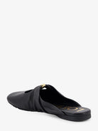 Loewe Pebble Soft low leather sandals - Black