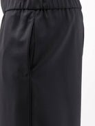 Loewe Wool trousers with Logo detail - Black