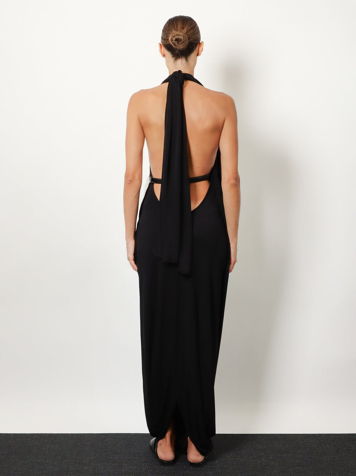 Loewe Long viscose dress - Black