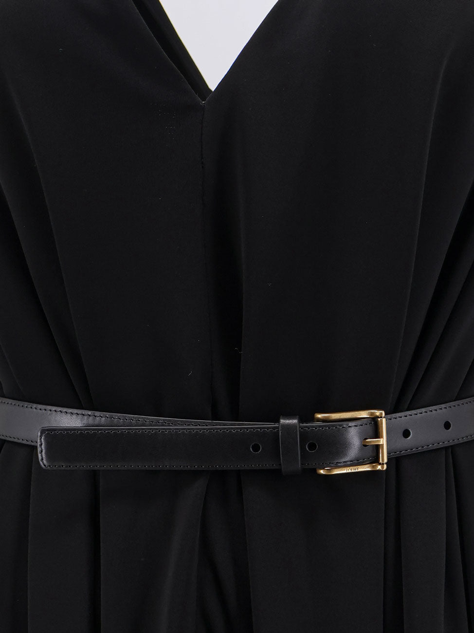 Loewe Long viscose dress - Black