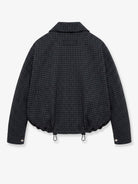 Loewe Lightweight wool jacket with a check pattern - Blublack